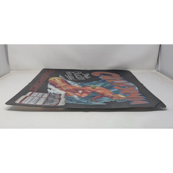 Budweiser California This Bud's For You Robert Redford Surfing Sign Insert Only - Picture 4 of 7